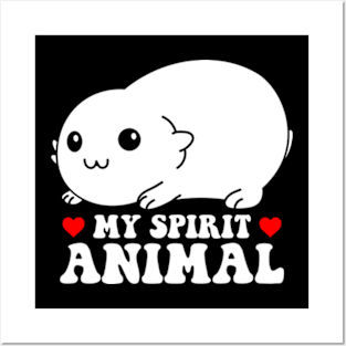 My Spirit Animal Is A Moopsy Funny Moopsy Lovers Posters and Art